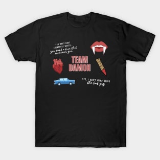 Team Damon Vampire Pack T-Shirt